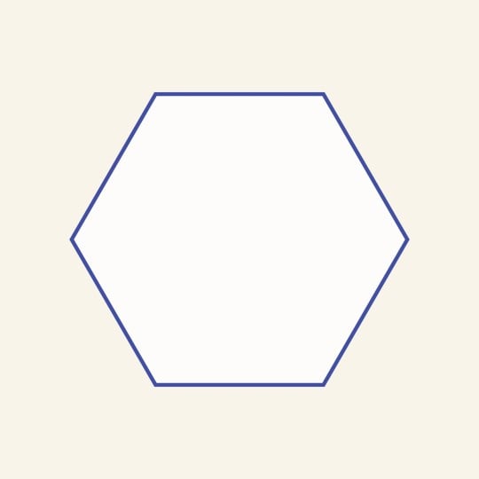 Formato hexagonal