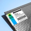 pacote para envio com etiqueta adesiva retangular personalizada para envios