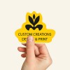 Etiquetas individuais, formato personalizado